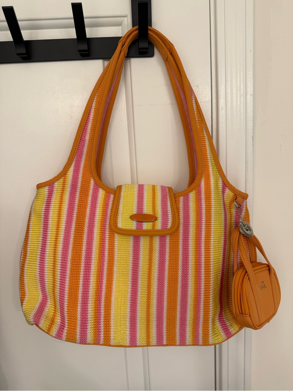 The SAK striped purse